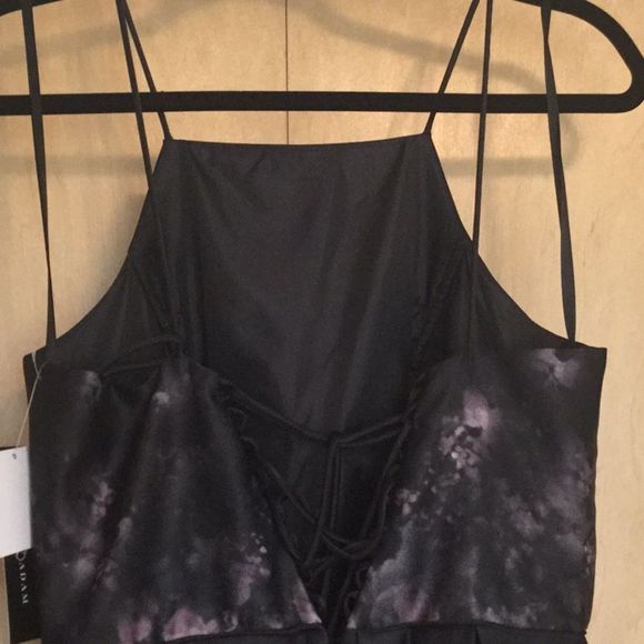 Betsy & Adam Black Pink Printed Ombré Halt… - Picture 10 of 13